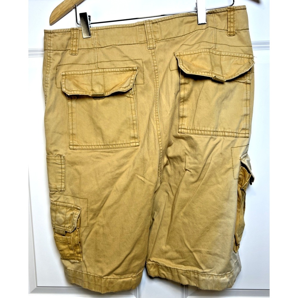 Vtg Y2K Quiksilver Division 55 Cargo Shorts 30 Two Tone Enzyme Wash Surf Skate - Picture 3 of 16